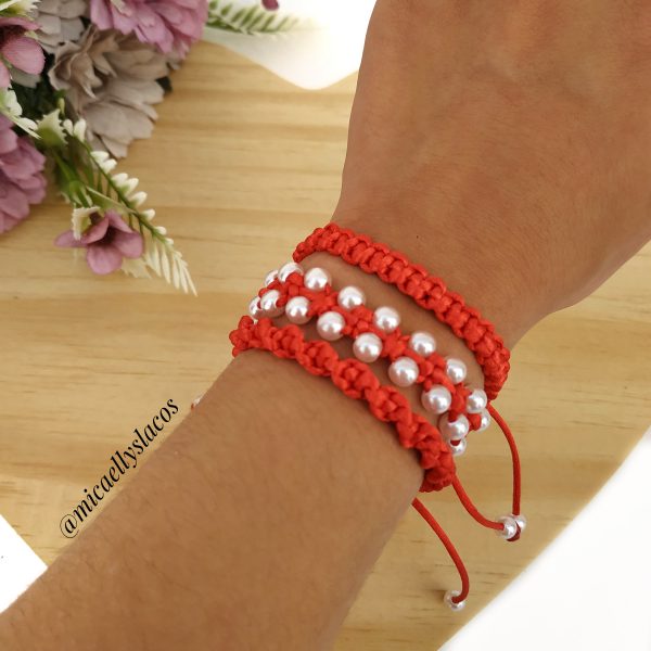 Pulseira Macramê infantil simples - Ajustável - Image 5
